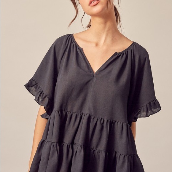 Tiered Ruffle Swing Top - Picture 3 of 6